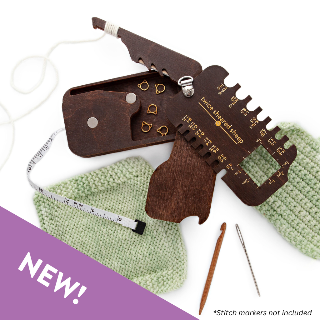 Stitch Scout Multi-Tool for Knitters & Crocheters - Twice Sheared
