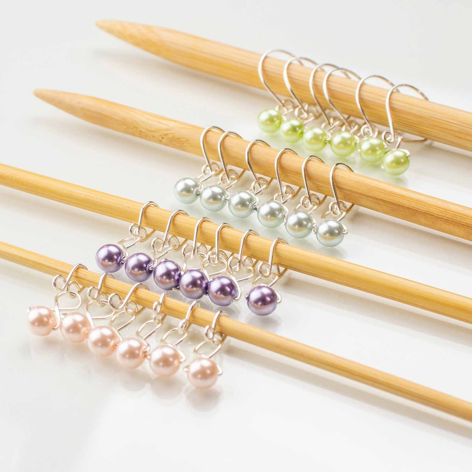 Stitch Marker Starter Set - Pastel Pearls