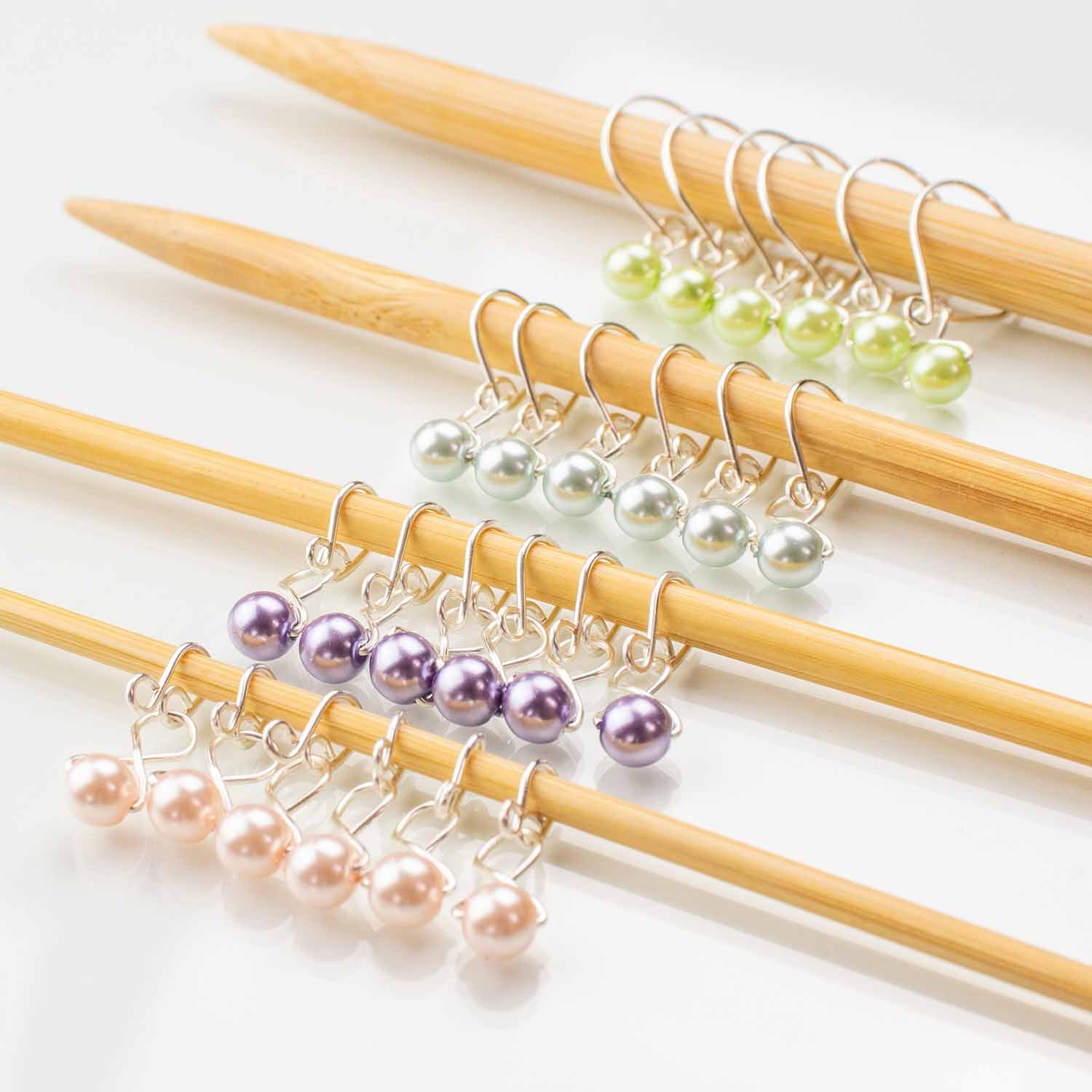 Stitch Marker Starter Set - Pastel Pearls