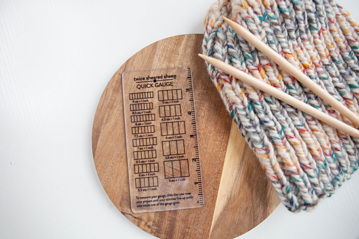 Quick Gauge Ruler - Twice Sheared Sheep