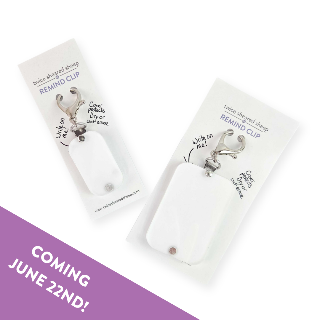 Remind Clip - Reusable Dry Erase Note Tag
