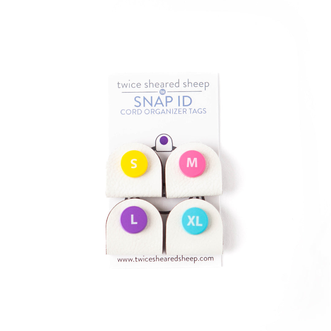 Snap ID Cord Organizer Tags - Universal Sizing