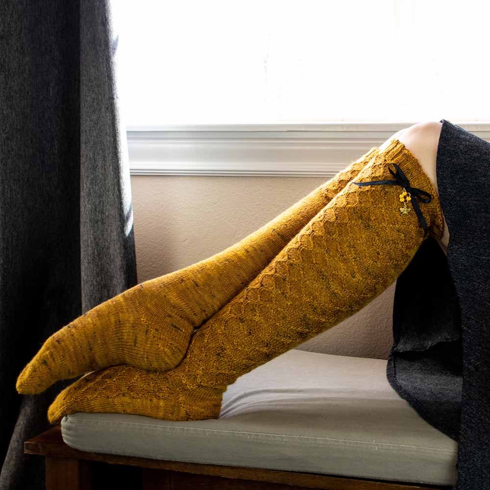 Bees Knees Sock Knitting Kit