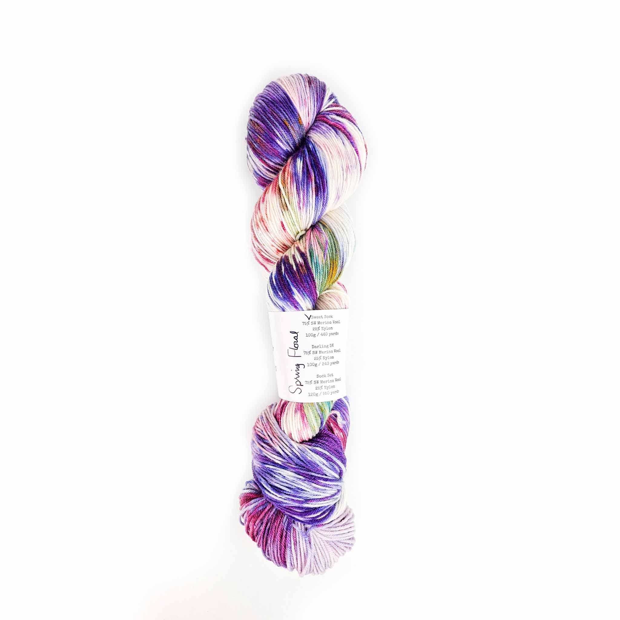Sweet Tea Yarns Fingering Weight Yarn - Spring Floral