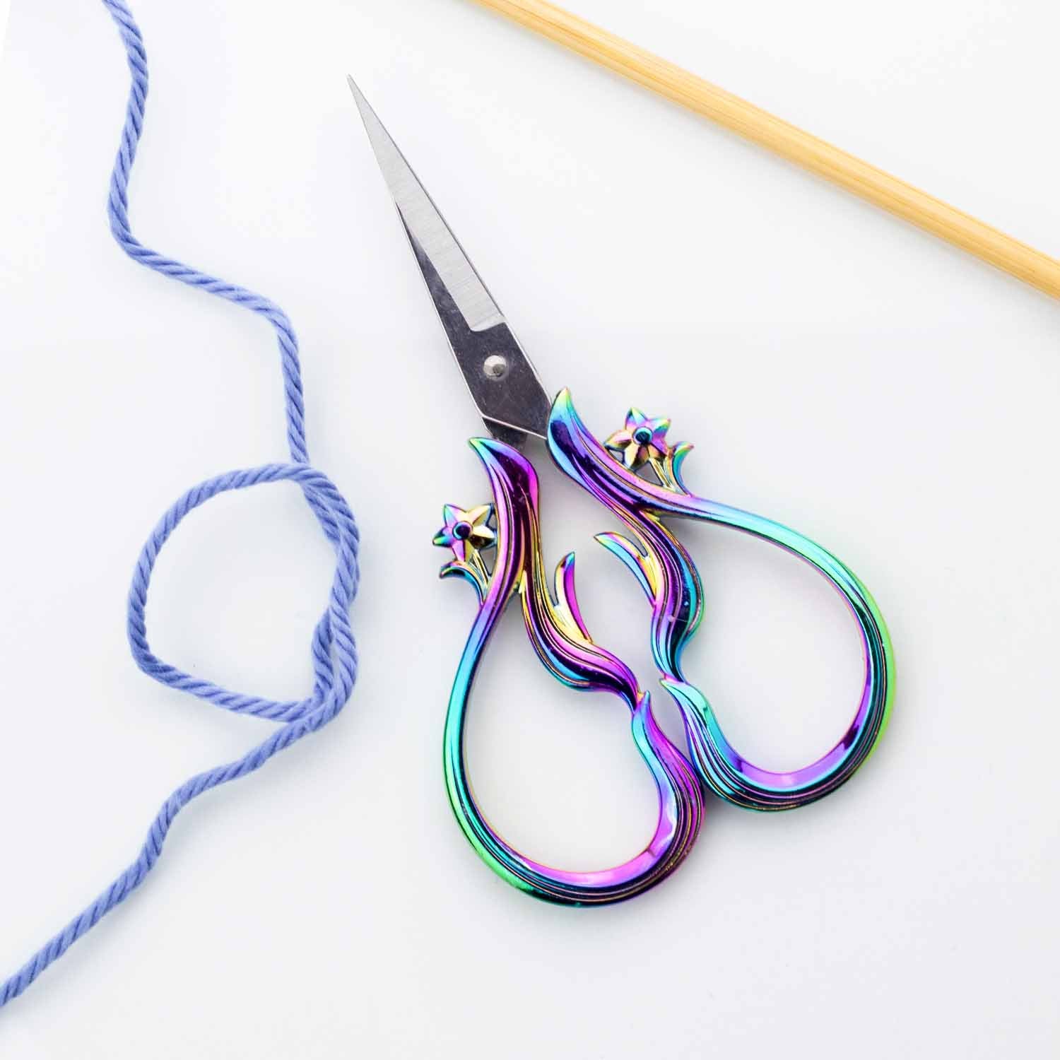 Star dust Rainbow Embroidery Scissors
