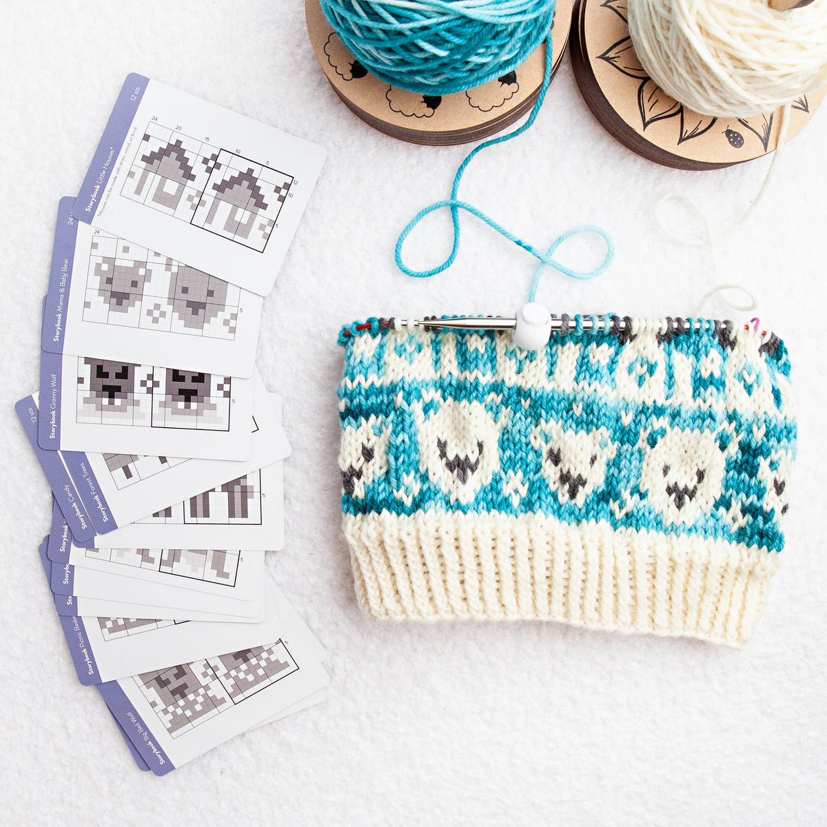 Storybook Doodle Deck Pattern by Pacific Knit Co