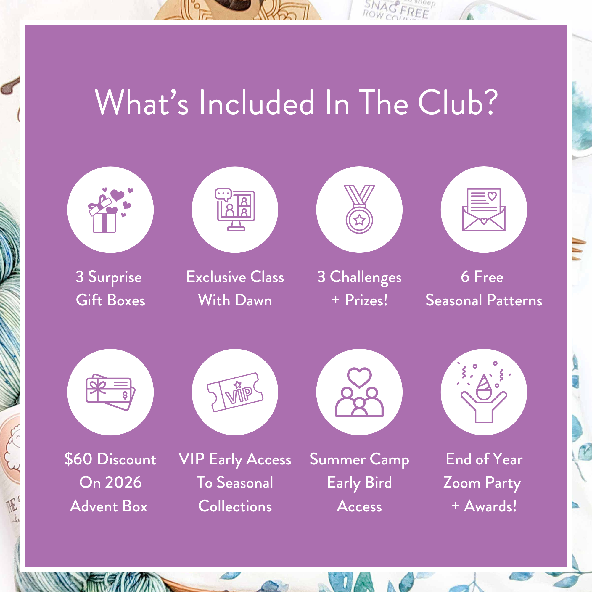 2026 VIP Surprise Box Club Membership for Knit & Crochet