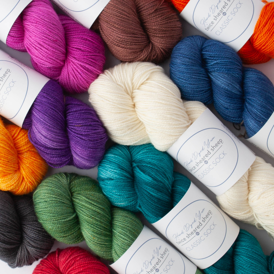 TSS Classic Sock - Hand Dyed Fingering Weight Yarn