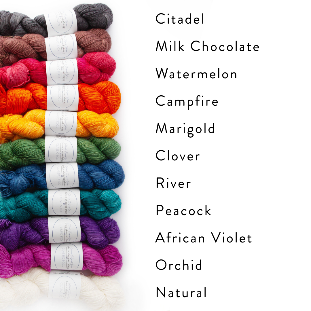 TSS Classic Sock - Hand Dyed Fingering Weight Yarn