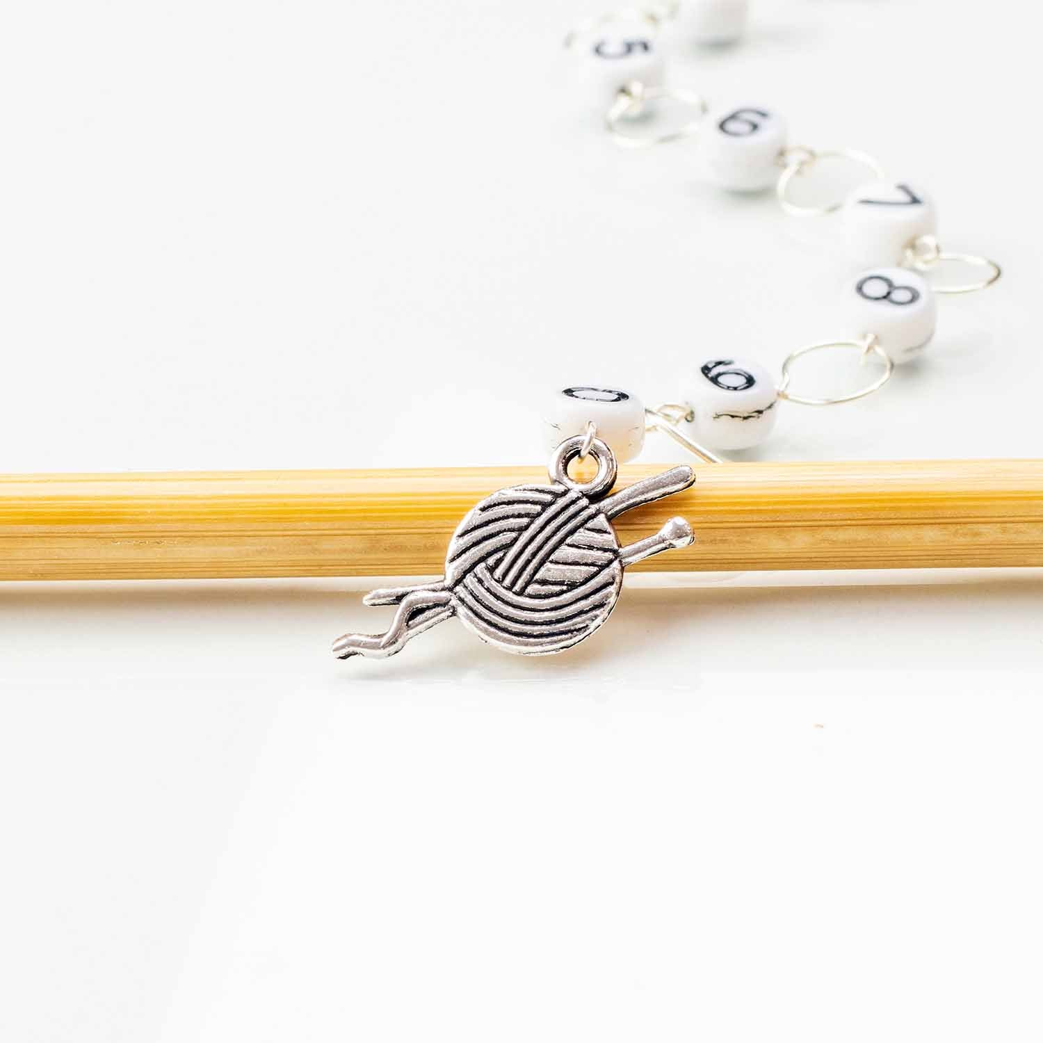 Row Counter Clip On, Stitch Marker, Knitting Needle End Stopper