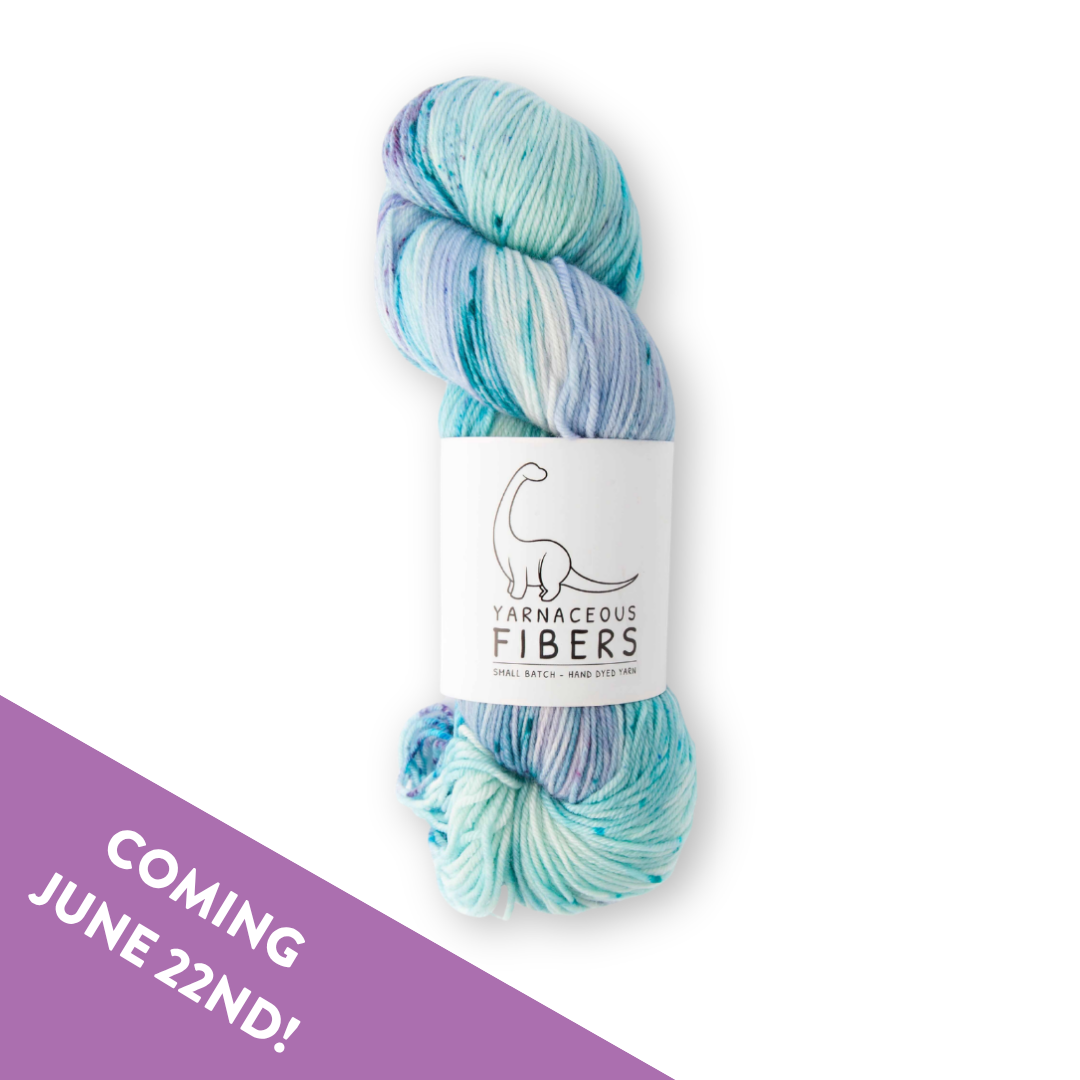 Yarnaceous Fibers Fingering Weight Sock Yarn - 100g Skein - Daughters of the Deep