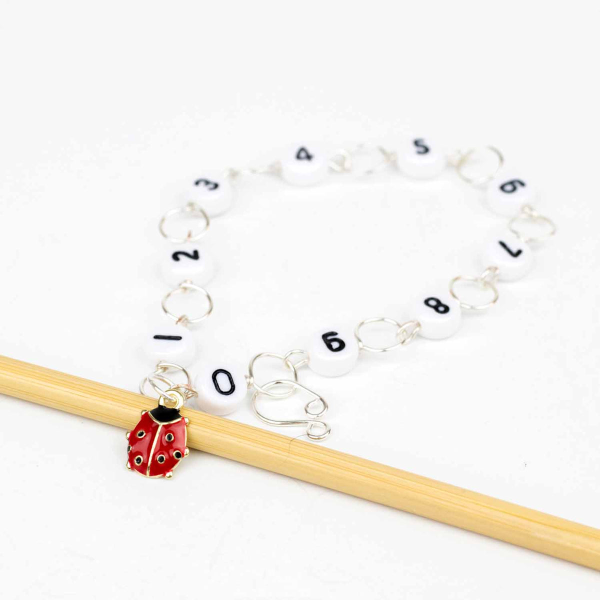 Ladybug Chain Row Chain Counter - Twice Sheared Sheep