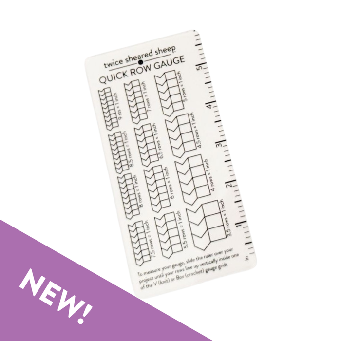 PRE-ORDER Quick ROW Gauge Ruler - Twice Sheared Sheep