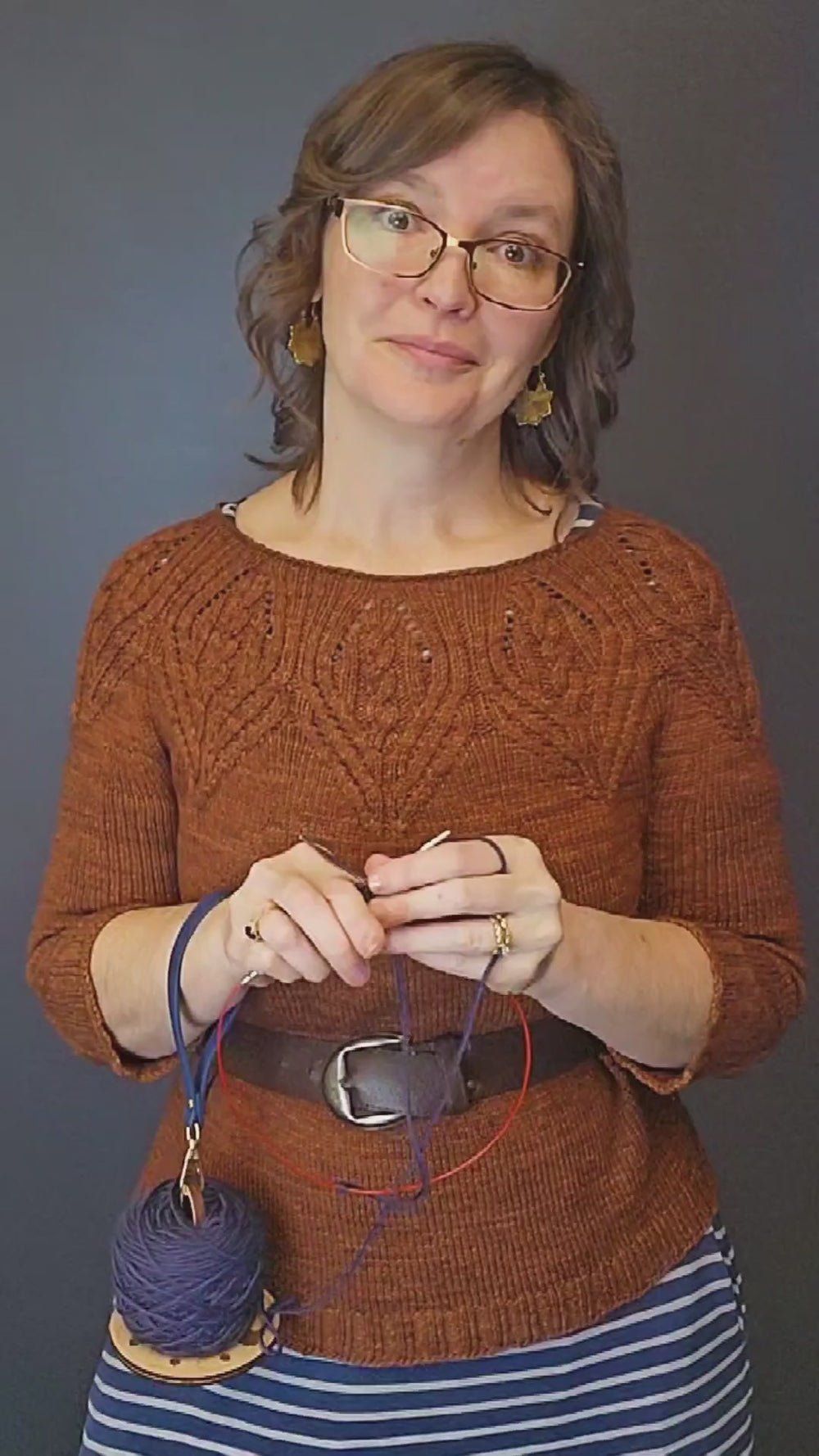 Sheep Yarn To Go Carousel (no wrist strap) - Twice Sheared Sheep