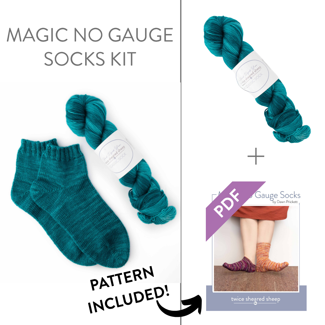 Magic Socks Basic Kit - Pattern and TSS Classic Sock Yarn