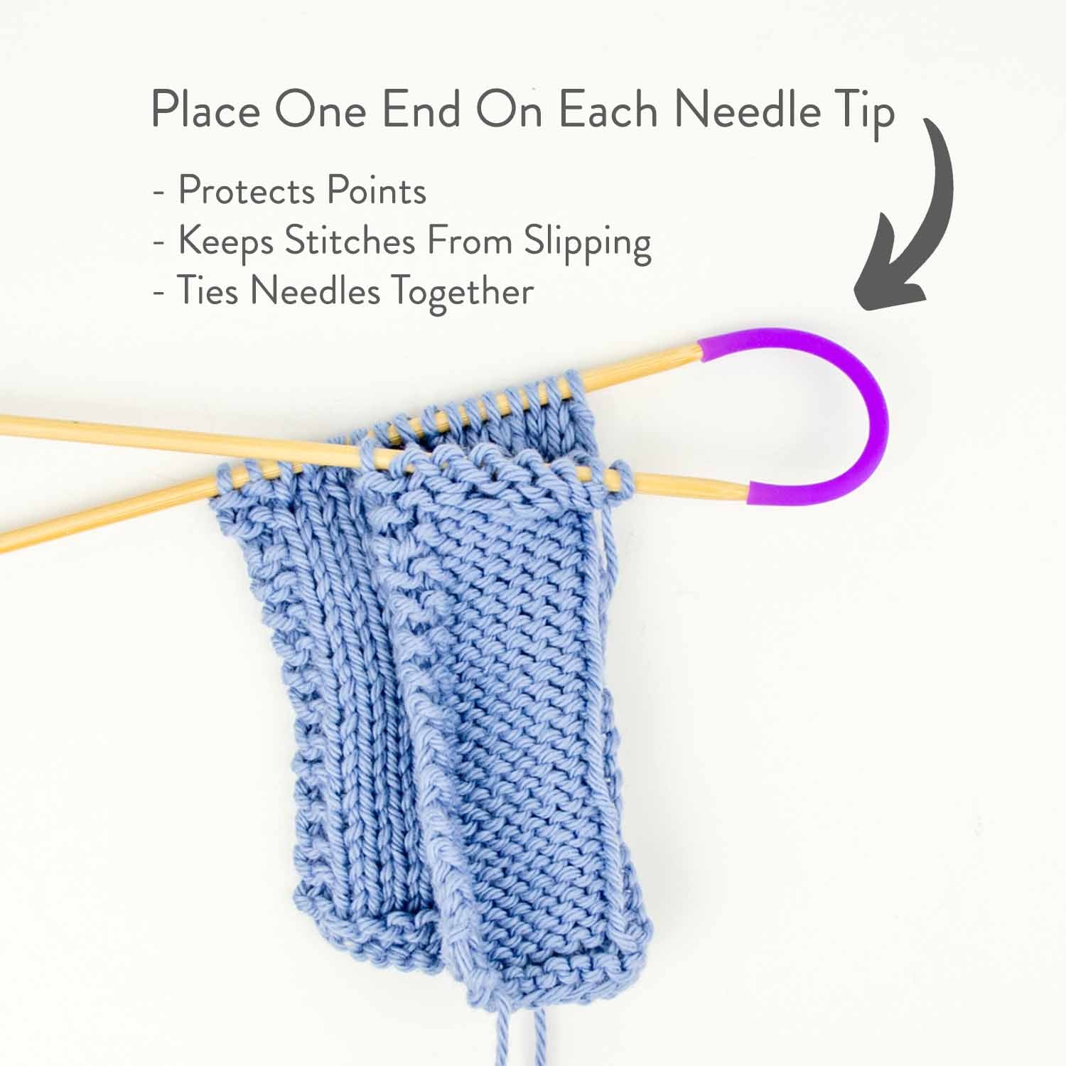 Tip Ties - Knitting Needle Point Protectors